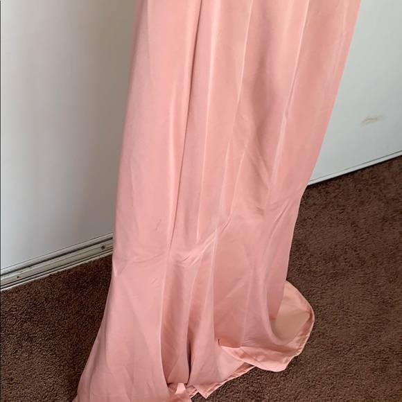 Dusty rose off the shoulder dress. - Picture 4 of 4